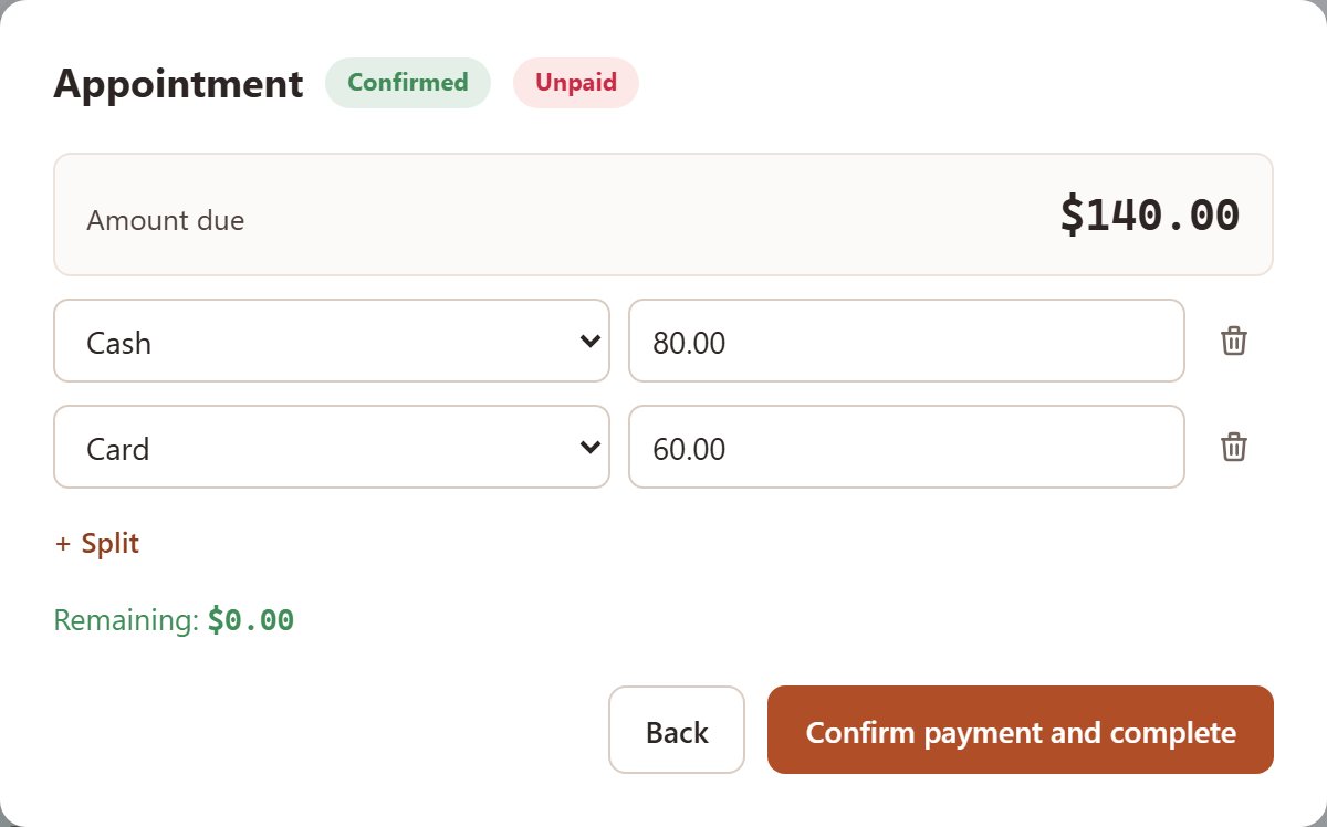 The booking closes when the money is in
